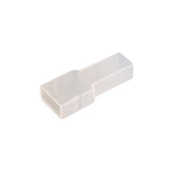 Pack de 100 uds Funda terminal poliamida faston 2.8 mm Electro DH Color Blanco 10.906/2 8430552067350
