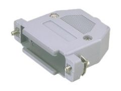 Carcasa Conector D-Sub De 25 Pin Plastico Color Metal