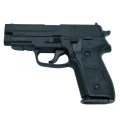 Pistola HFC Tipo Sig Sauer P228 - Negra - Pistola Muelle Pesada Calibre 6 mm - Energía 0.29 Julios - Velocidad de disparo 70m/s - 230 FPS. Ref. 109N
