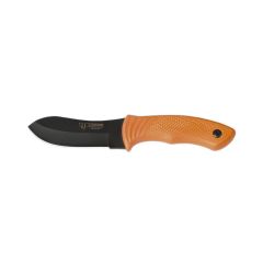 Cuchillo de Albacete desollador Cudeman 111-W con mango antideslizante color naranja hoja de 11cm 