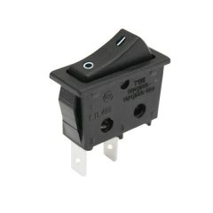 Interruptor unipolar ON-OFF Faston 16A/250V Electro DH Color Negro 11.400.I/N 8430552016341