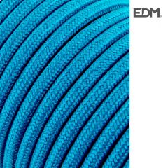 Cable cordon tubulaire 2x0,75mm c68 azul claro 5mts