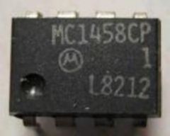 Circuito Integrado MC1458N 8Pin  LM1458 RC1458