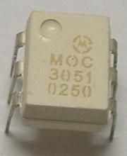 MOC3051M Circuito Integrado Optotriac SMD  600V 6pin