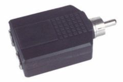 Adaptador RCA a doble hembra mono 6.35 mm de Electro Dh 13.660 8430552022809