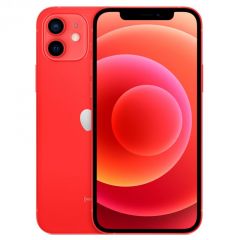 Teléfono Apple iPhone 12, Banda 5G, Color Rojo (Red), 128 GB  de Memoria Interna, 4 GB de RAM, Pantalla OLED Super Retina XDR de 6,1 pulgadas. Cámara Dual de 12 Mpx. - Smartphone completamente libre.