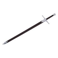 Espada de William Wallace de Braveheart, tamaño 114 cm, hoja de acero, con funda, réplica no oficial