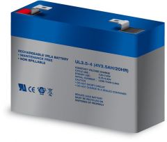 Bateria PLOMO 4V 3,5Ah AGM Medidas 91x34x66mm ENERGIVM