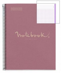 Cuaderno 100% reciclado nb-1 a4 80hojas ecolavanda emotions miquelrius 6090