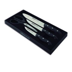 Juego de cuchillos de cocina Arcos Maitre 152600 de acero inoxidable Nitrum y mango de polipropileno 4 piezas caja de regalo 