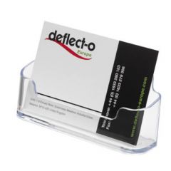 Deflecto Visitenkartenhalter 70101 max. 50 Karten acollador de tarjeta Poliéster Transparente