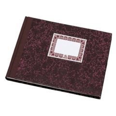 Dohe cuaderno cartone caja - cuarto apaisado - lomera de tela - 100 hojas offset de 70gr