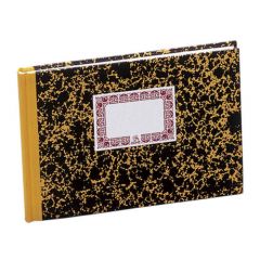 Dohe cuaderno cartone cuentas corrientes - cuarto apaisado - lomera de tela - 100 hojas offset de 70gr
