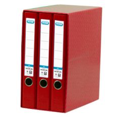 Modulo archivador palanca x3 rado top a4 estrechos color rojo elba 
