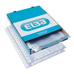 Elba fundas multitaladro 16 pp piel naranja folio 90 micras standard -100u-