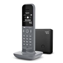 Gigaset CL390 Duo Teléfono DECT/analógico Identificador de llamadas Gris