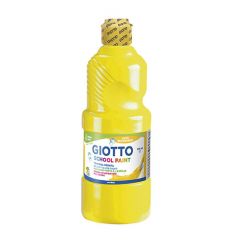 Botella tã‰mpera lavable amarilla 500ml giotto f535302