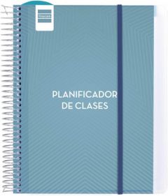 Finocam cuaderno planificador de clases diario 1/4 1dp espiral t/polipropileno español