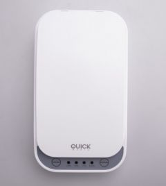 Quickemdia esterilizador smartphone. uv. aromaterapia. blanco
