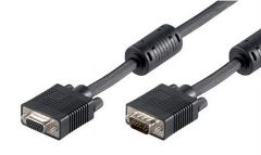 Cable VGA Monitor Macho-Hembra Ferrita 20mts