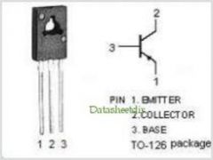 2SB649A Transistor PNP 180V 1,5A TO126C