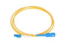 Extralink EX.1469 cable de fibra optica 1 m SC LC FTTH G.657.A1 Amarillo