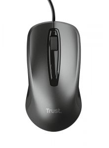 Mouse optico trust basics usb 3 botones y rueda desplazamiento 1200dpi color negro  24657 - offer