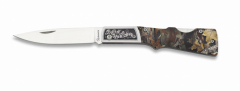 Navaja Albainox rifle camo, mango de aluminio, hoja de acero inox de 8,5 cm, modelo 3D, en caja regalo
