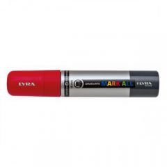 Marcador permanente mark all rojo 15 mm lyra groove l6840018