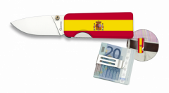 Navaja billetera Albainox modelo España, hoja de 5 cm de acero inox, con clip