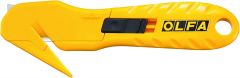 Olfa sk-10 cuchilla de seguridad con hoja oculta - acero inoxidable - maxima seguridad - uso ambidiestro