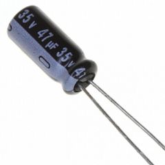 Condensador Electrolitico 47uF 35Vdc Medidas 5x11mm