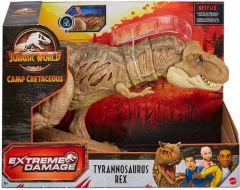 Jurassic World Dinosaurio T-Rex Daño Extremo Figura de juguete para niños, exclusivo Walmart (Mattel GWN26)