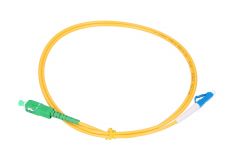 Extralink EX.2756 cable de fibra optica 1 m SC LC FTTH G.652D Amarillo