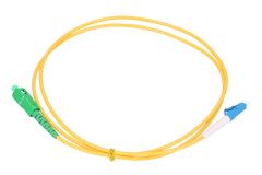 Extralink EX.2770 cable de fibra optica 1 m SC LC FTTH G.657.A1 Amarillo