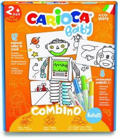 Carioca Puzle Combino Robots BABY Juego de imágenes para colorear