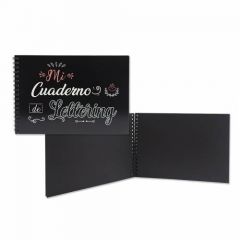 Bismark Cuaderno A5 Lettering Negras 180 g/m² - 32 Hojas