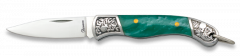Navaja Miniatura Acrilico Verde  Albaino
