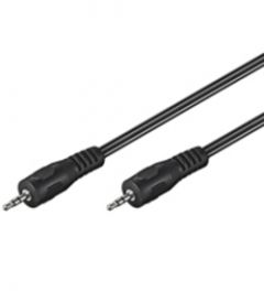 Goobay 50019 cable de audio 1,5 m 3,5mm Negro