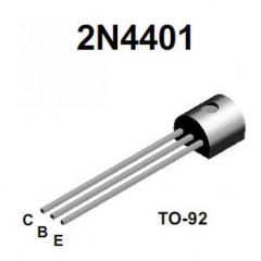 Transistor NPN 40V 600mA TO92  2N4401BU