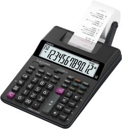 Casio hr150rce calculadora impresora de sobremesa - pantalla de 12 digitos - anchura del papel 58mm - imprime hora y fecha - alimentacion con pilas