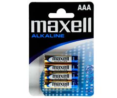 Maxell Battery Alkaline LR-03 AAA 4-Pack Batería de un solo uso Alcalino