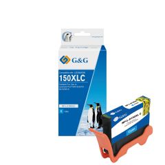 G&G NP-L-0150XLC cartucho de tinta 1 pieza(s) Compatible Alto rendimiento (XL) Cian