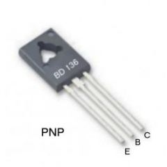 Transistor PNP 45V 1,5Amp 12W TO126  BD136