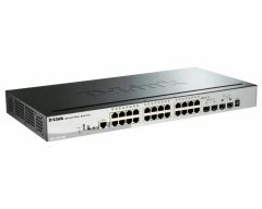 D-Link DGS-1510-28P switch Gestionado L3 Gigabit Ethernet (10/100/1000) Energía sobre Ethernet (PoE) Negro