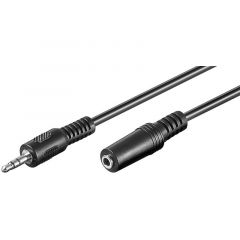 Cable JACK 3,5mm ST Macho-Hembra 3,5mm ST 5m