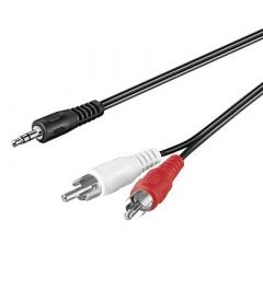 Cable JACK 3,5 ST Macho A 2RCA Macho 3m