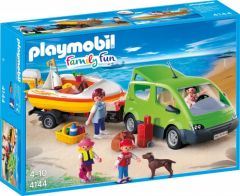 Playmobil Coche Familiar con Lancha