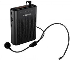 Amplificador portatil fonestar alta - voz - 30 - altavoz y microfono - 30 w - usb - micro sd - mp3 - grabador -  reproductor - para profesores