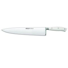 Cuchillo cocinero Arcos Riviera Blanc 233824 de Acero Nitrum, con Mango de Polioximetileno y hoja de 30 cm en estuche